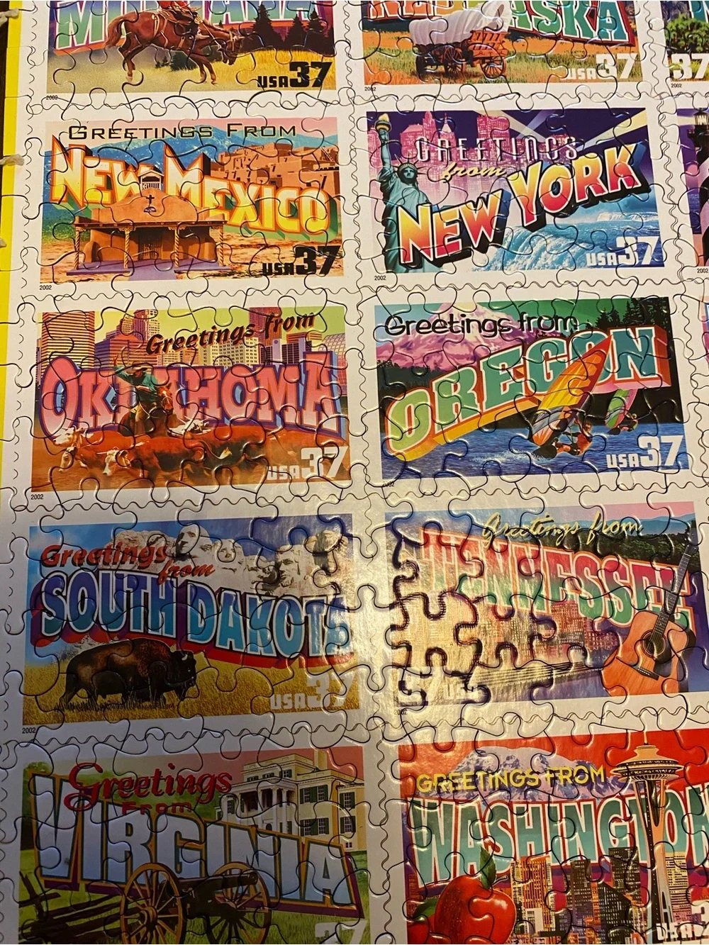 White Mountain 1000 Piece Jigsaw Puzzle - Greetings From....